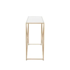 Contemporary Metal X Console Table Small Gold - Olivia & May -Living Space Shop GUEST 00b89f53 63c2 4c22 80ff d625911d4278