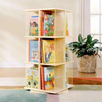 Guidecraft EdQ Rotating Book Display 3 Tier 1 Guidecraft EdQ Rotating Book Display 3 Tier