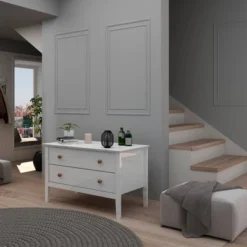 Crown 2 Drawer Bachelor Dresser - Manhattan Comfort