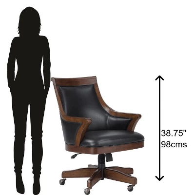 Howard Miller 697022 Howard Miller Bonavista Club Chair 697022 Rustic Cherry 2 Howard Miller 697022 Howard Miller Bonavista Club Chair 697022 Rustic Cherry - Image 2