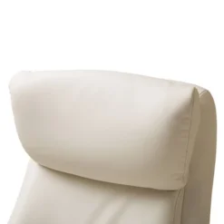 Mid Century Modern Bonded Leather Gaslift Adjustable Swivel Office Chair Cream - Glitzhome -Living Space Shop GUEST 0249e6ef 4bad 4c5d 850e cd73f827111e