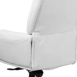 Flash Furniture High Back Traditional Tufted White LeatherSoft Multifunction Executive Swivel Ergonomic Office Chair With Arms -Living Space Shop GUEST 02538081 78e3 43cc 8b8f 02340a6bd581