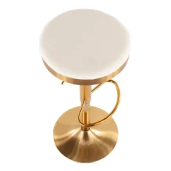 Set Of 2 Dakota Glam Adjustable Barstools - LumiSource -Living Space Shop GUEST 038ebc49 bf10 48ef 9005 e3b9f3a90257