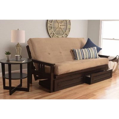 Full Chicago Frame And Coil Mattress With Storage Drawers - Dual Comfort 1 Full Chicago Frame And Coil Mattress With Storage Drawers - Dual Comfort