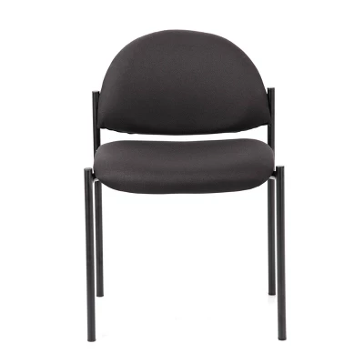 Armless Stacking Chair - Boss Office Products 2 Armless Stacking Chair - Boss Office Products - Image 2