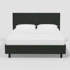 Fanie Slipcover Platform Bed In Linen - Threshold™