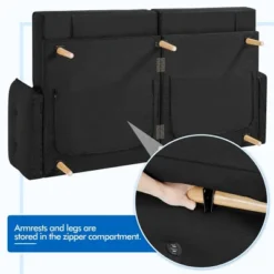 Yaheetech Convertible Sofa Bed Tufted Futon Couch With USB Ports For Living Room -Living Space Shop GUEST 08e72c88 cbd1 4ed6 8ca3 6e417b1e311b