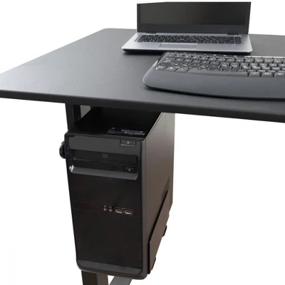Stand Up Desk Store Adjustable CPU Desktop Computer Tower Holder Under Desk Mount 2 Stand Up Desk Store Adjustable CPU Desktop Computer Tower Holder Under Desk Mount - Image 2