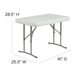 Flash Furniture 3 Piece Portable Plastic Folding Bench And Table Set -Living Space Shop GUEST 099bf028 73fd 4fcc b7ca 8524b07d08b2
