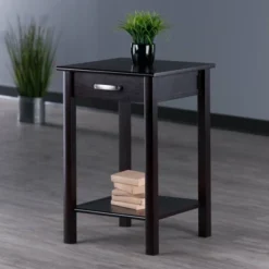 Liso End Table / Printer Table With Drawer And Shelf - Dark Espresso - Winsome 9 Liso End Table / Printer Table With Drawer And Shelf - Dark Espresso - Winsome -Living Space Shop GUEST 0a233177 2302 47ae a08c 223dd09e0bd8