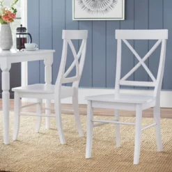 Set Of 2 Albury Cross Back Dining Chairs - Buylateral -Living Space Shop GUEST 0b23b856 3c3a 45d5 94ca dc8ad3403d4f