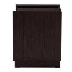 Larsine Finished 2 Drawer Nightstand Brown - Baxton Studio -Living Space Shop GUEST 0b66cdb0 49cb 4a50 b262 9ca38e85352a