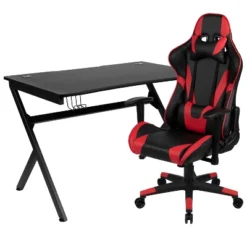 Emma And Oliver Gaming Bundle-Desk, Cup Holder/Headphone Hook & Reclining Chair -Living Space Shop GUEST 0b74ba46 4ebe 48e7 9b1e 9284656bc862