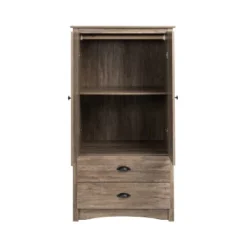 Salt Spring 2 Door Armoire Drifted Gray - Prepac -Living Space Shop GUEST 0dc86d21 6d12 4384 b219 4d1e268f8ca5