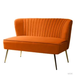 Velvet Nicolas Loveseat Sofa | Karat Home 38 Velvet Nicolas Loveseat Sofa | Karat Home -Living Space Shop GUEST 0e7ac222 7422 458e 9cda 19bb86999a26
