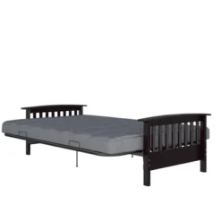 Full Brixen Wood Arm Metal Futon Frame With 6" Mattress - Room & Joy -Living Space Shop GUEST 0e9ab4ee edd0 45cf b6b2 e7516c67346b