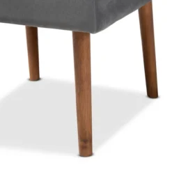 Alvis Velvet Upholstered And Wood Dining Chair - Baxton Studio 16 Alvis Velvet Upholstered And Wood Dining Chair - Baxton Studio -Living Space Shop GUEST 0eaf0bc9 9169 4bfe 93a4 8400df210b02