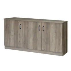 Saint Birch Alaska 3-Door Credenza Storage Cabinet