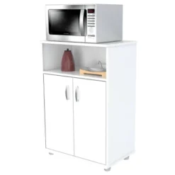 4 Shelves Kitchen Storage Cabinet White - Inval -Living Space Shop GUEST 0f8ed210 7bf3 4aa7 be8c a8afabedd671
