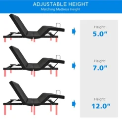 Costway Adjustable Bed Base Electric Bed Frame With Massage Remote Control Queen 13 Costway Adjustable Bed Base Electric Bed Frame With Massage Remote Control Queen -Living Space Shop GUEST 11820cd2 24db 486f 9961 03548f8022ae