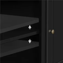 Yaheetech 24.6in Height Mid-century TV Stand TV Console Table Black 13 Yaheetech 24.6in Height Mid-century TV Stand TV Console Table Black -Living Space Shop GUEST 1189532d fe41 419b bd44 a244a2497998