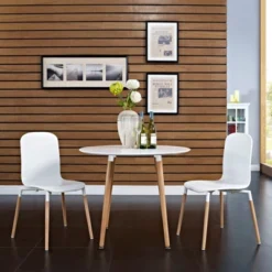 Stack Dining Chairs Wood - Modway