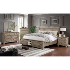 2pc Queen Earl Bedroom Set With Nightstand Gray - HOMES: Inside + Out 10 2pc Queen Earl Bedroom Set With Nightstand Gray - HOMES: Inside + Out -Living Space Shop GUEST 120c1842 79a6 4fcd 9b7e e7ed688bd675