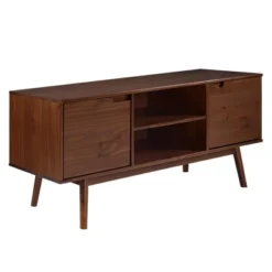Solid Wood Mid-Century Modern TV Stand For TVs Up To 65" - Saracina Home 29 Solid Wood Mid-Century Modern TV Stand For TVs Up To 65" - Saracina Home -Living Space Shop GUEST 124c1f93 b619 426b 85f1 839f07b6bcd7
