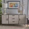 Sincere Mid Century Modern Multipurpose Cabinet Sonoma Gray - Christopher Knight Home
