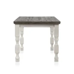 78" Cambrien Rustic Two-Tone Counter Height Dining Table Antique White/Gray - HOMES: Inside + Out -Living Space Shop GUEST 13706952 ba61 4e68 ab9e 99a21165554e