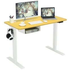 Costway 48'' Electric Standing Desk Height Adjustable W/ Control Panel & USB Port -Living Space Shop GUEST 1379f02c 9b93 48dc a662 a3f6be3c23fd