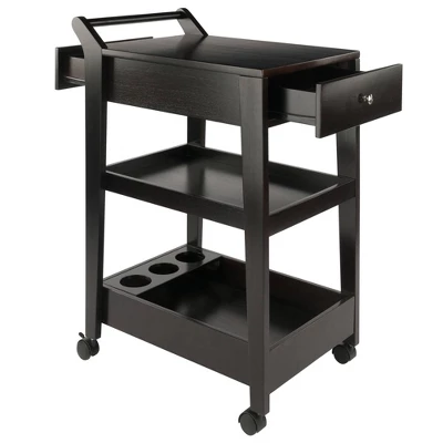 Jeston Entertainment Cart Espresso - Winsome 1 Jeston Entertainment Cart Espresso - Winsome