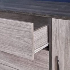 Sincere Mid Century Modern Multipurpose Cabinet Sonoma Gray - Christopher Knight Home -Living Space Shop GUEST 14664b8e 1692 4a89 b821 fbb7910a2b39