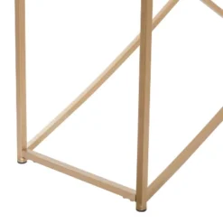 Contemporary Metal X Console Table Small Gold - Olivia & May -Living Space Shop GUEST 167c98d3 1550 424d 9748 c21004bef35c