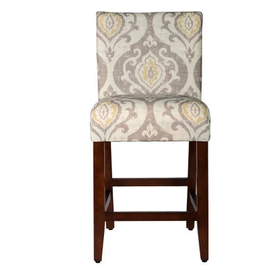 24" Finley Counter Height Barstool - HomePop 2 24" Finley Counter Height Barstool - HomePop - Image 2