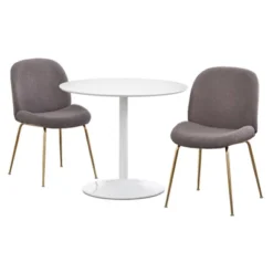 3pc Shaun Modern Dining Set - Lifestorey 19 3pc Shaun Modern Dining Set - Lifestorey -Living Space Shop GUEST 16aa40c4 3883 4f73 8b05 af49386fc0c9