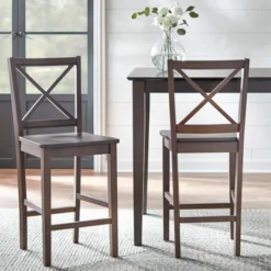 Set Of 2 24" Virginia Counter Height Barstools - Buylateral -Living Space Shop GUEST 171e566d 2cc0 48ee 842a f05e054d22c1
