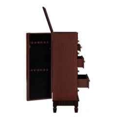 Tierra Contemporary Jewelry Armoire Merlot Brown - Powell Company -Living Space Shop GUEST 175af95f 4e72 4d73 b467 dd797fcce098