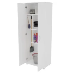 Morganton 2 Door Storage Cabinet White - Polifurniture -Living Space Shop GUEST 17a6b452 1809 4439 ae05 9730e7e6d0bf