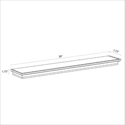 Traditional Wall Shelf White - Threshold™ -Living Space Shop GUEST 1800e01f f3e4 4fad 9a88 96999268b9a0