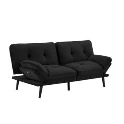 Finley Convertible Futon Sofa Bed Black - Serta 17 Finley Convertible Futon Sofa Bed Black - Serta -Living Space Shop GUEST 195b3815 37e6 4706 9d30 83892f388a69