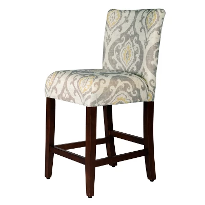 24" Finley Counter Height Barstool - HomePop 3 24" Finley Counter Height Barstool - HomePop - Image 3