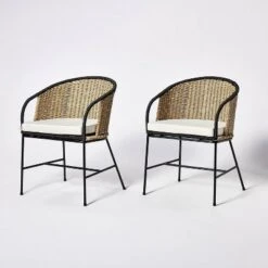 2pc Westcliff Seagrass Dining Chairs - Threshold™ Designed With Studio McGee -Living Space Shop GUEST 1a2c5a36 ead8 4159 ba47 2d514011b1c4