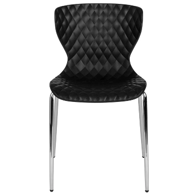 Emma And Oliver Contemporary Design Accent Dining Plastic Stack Chair 8 Emma And Oliver Contemporary Design Accent Dining Plastic Stack Chair - Image 8