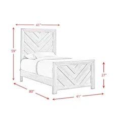3pc Keely Panel Bedroom Set White - Picket House Furnishings -Living Space Shop GUEST 1df12983 3a53 4fdf be10 0d13ce715b3f
