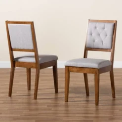 2pc Gideon Wood Dining Chair Set - Baxton Studio 16 2pc Gideon Wood Dining Chair Set - Baxton Studio -Living Space Shop GUEST 1e66eeb4 85bb 434e 94af 5a09bc24aaa6