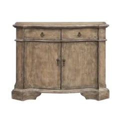 Belcher Antique Inspired 2 Door 2 Drawer Storage Buffet Cabinet Weathered Brown - Treasure Trove