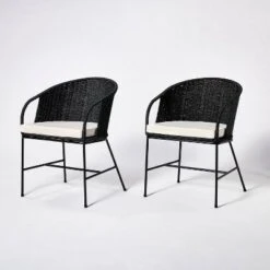 2pc Westcliff Seagrass Dining Chairs - Threshold™ Designed With Studio McGee -Living Space Shop GUEST 1ef013bb 4ce3 40b0 b848 cfeb6771829e
