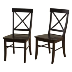 Set Of 2 Albury Cross Back Dining Chairs - Buylateral -Living Space Shop GUEST 1f5bea8d 020b 474a 8cff d4e8c96dcffc
