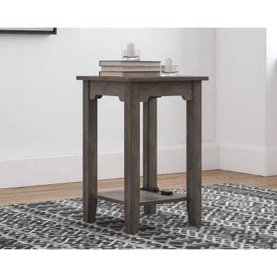 Arlenbry Chair Side End Table Gray - Signature Design By Ashley 1 Arlenbry Chair Side End Table Gray - Signature Design By Ashley